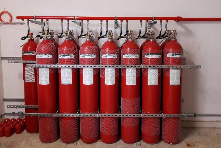 co2 gazlı söndürme sistemi Karbondioksit Gazlı Söndürme Sistemi
